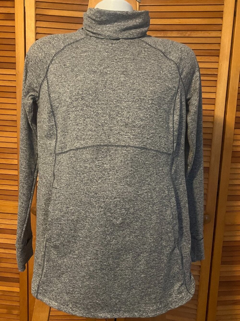 DULUTH TRADING FUNNEL NECK TUNIC KNIT PULLOVER - SIZE SMALL